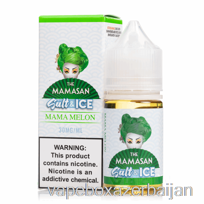 Vape Box Azerbaijan ICE Mama Melon SALT - The Mamasan E-Liquid - 30mL 30mg
